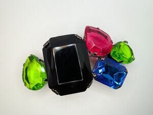 Verified D&E JULIANA for LES BERNARD (Ref #6637) Multicolor Statement Brooch